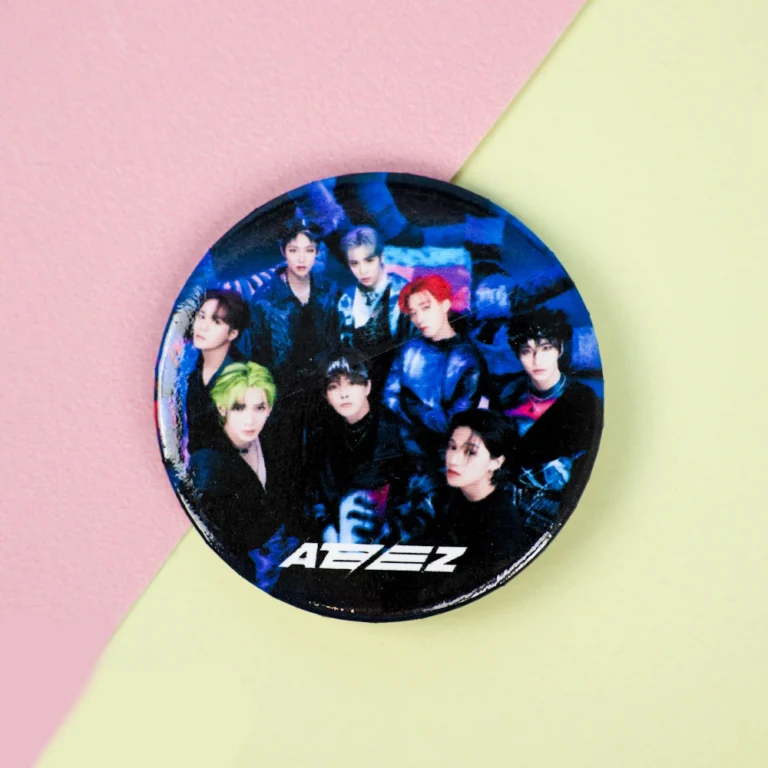 Значок круглый «K-pop» Ateez №1, 56мм