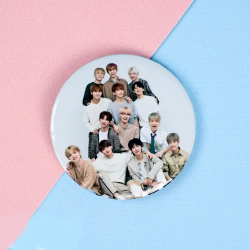 Значок круглый «K-pop» Seventeen №3, 56мм