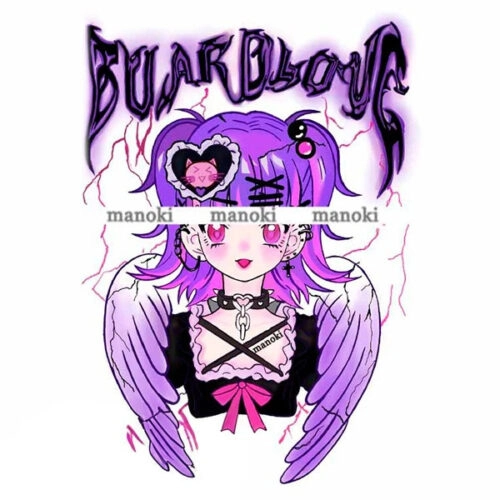 Временная татуировка «Anime girl» №B