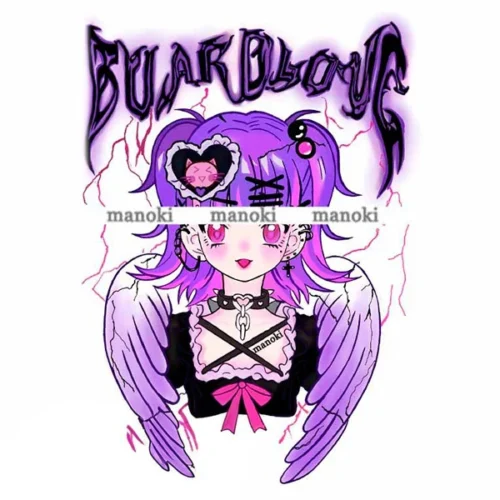 Временная татуировка «Anime girl» №B