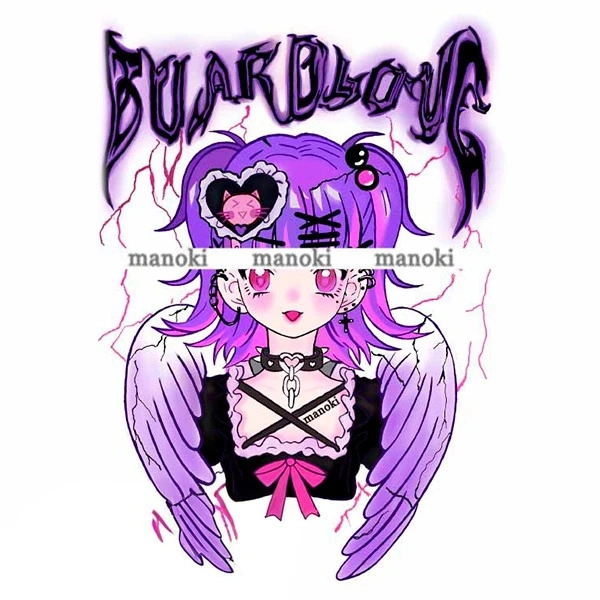 Временная татуировка «Anime girl» №B