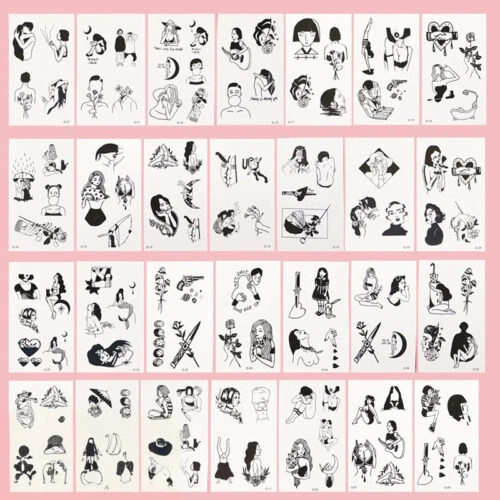 Временная татуировка «Characters»