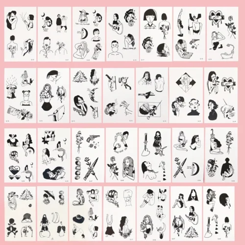 Временная татуировка «Characters»