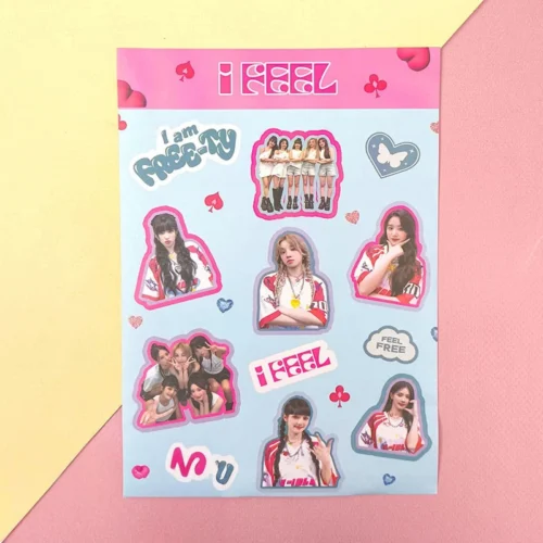 Набор наклеек «K-POP» G-IDLE, I feel
