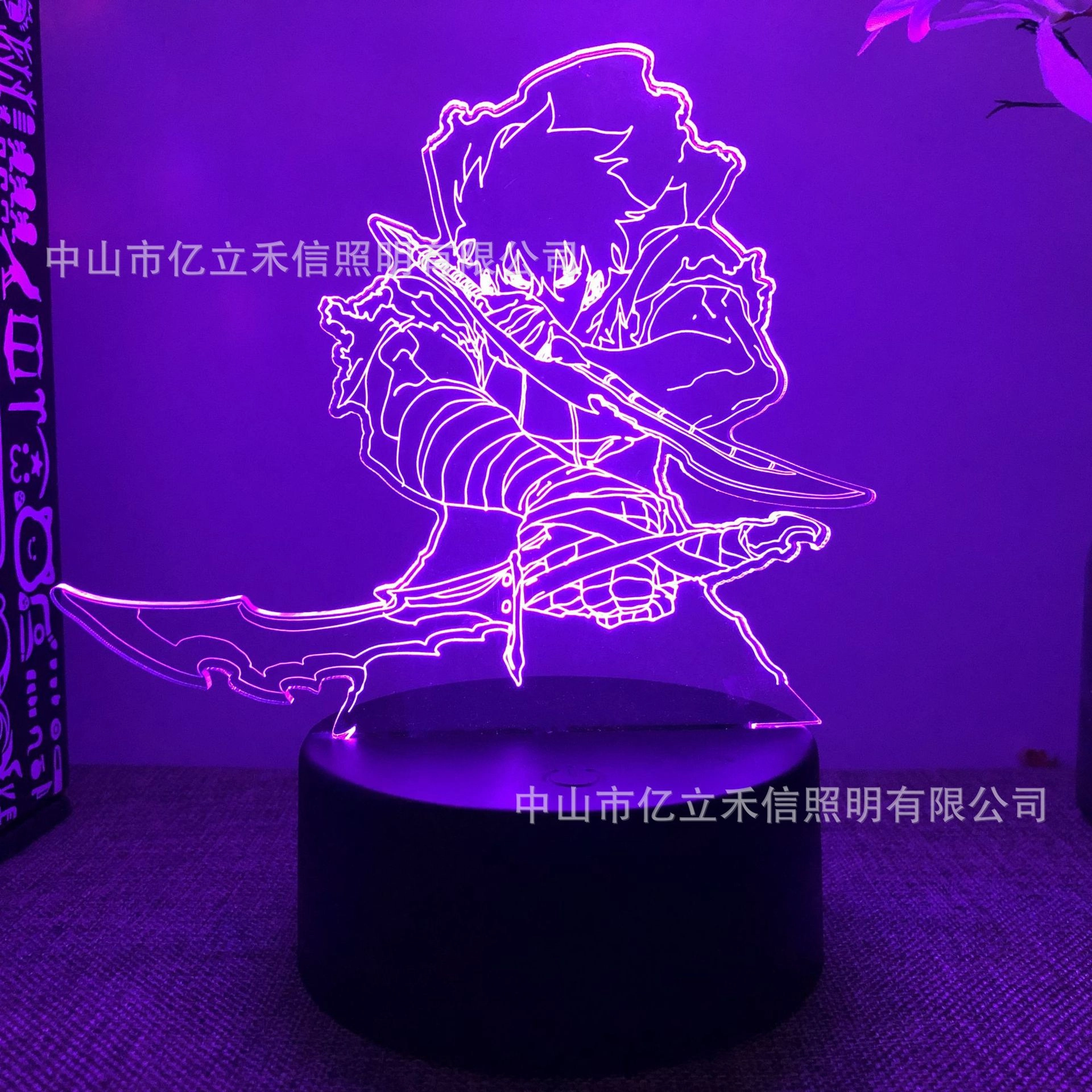 Акриловый светильник Поднятие уровня в одиночку — Сон Джин Ву