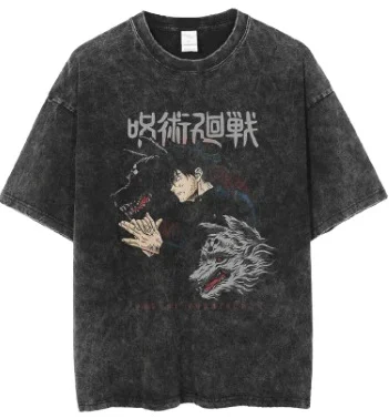 Футболка (2XL, маломерит) Магическая Битва — Фушигуро Мегуми