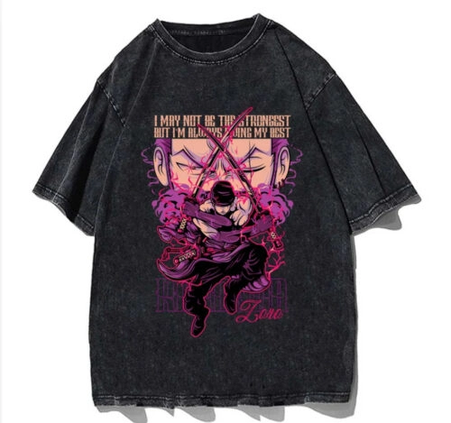 Футболка (2XL, маломерит) Ван-Пис — Ророноа Зоро