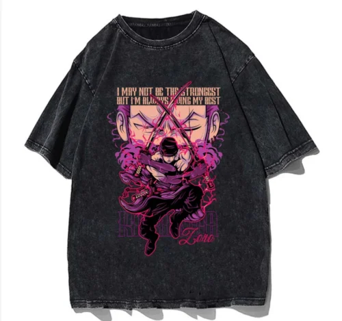 Футболка (2XL, маломерит) Ван-Пис — Ророноа Зоро