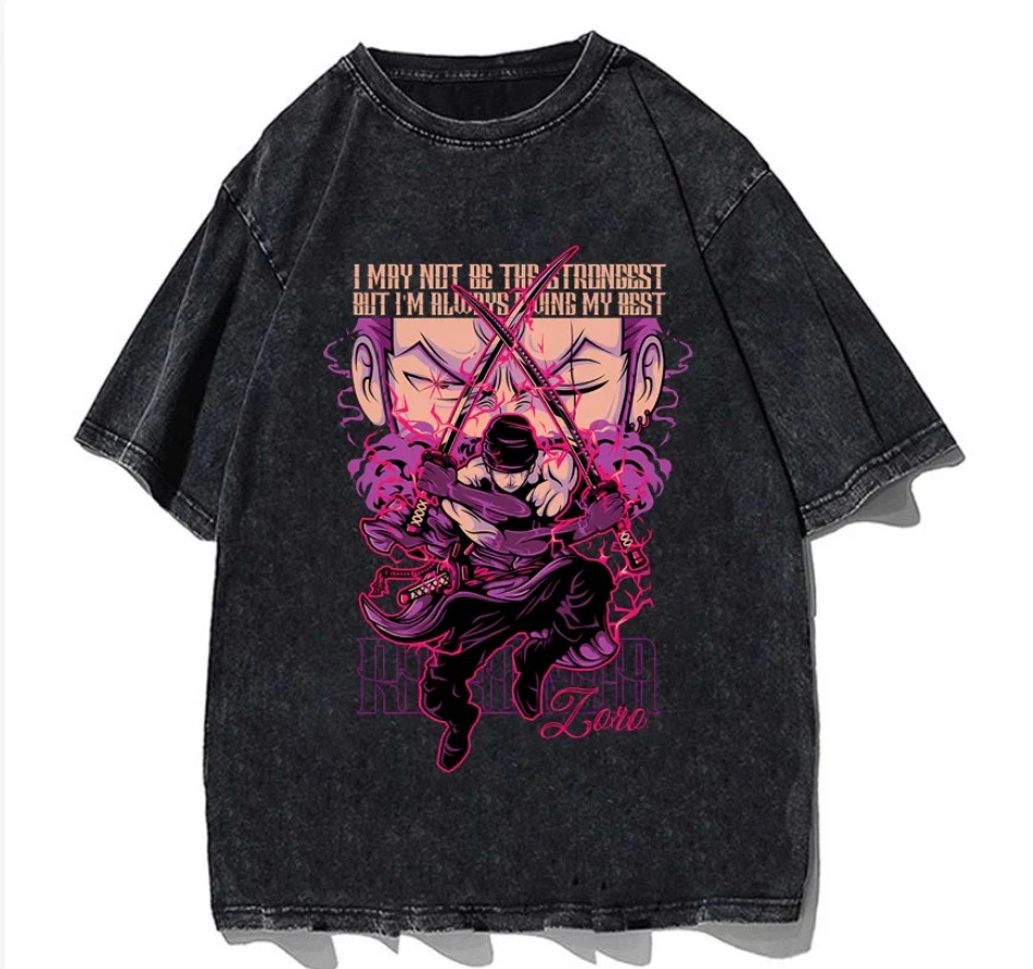 Футболка (2XL, маломерит) Ван-Пис — Ророноа Зоро