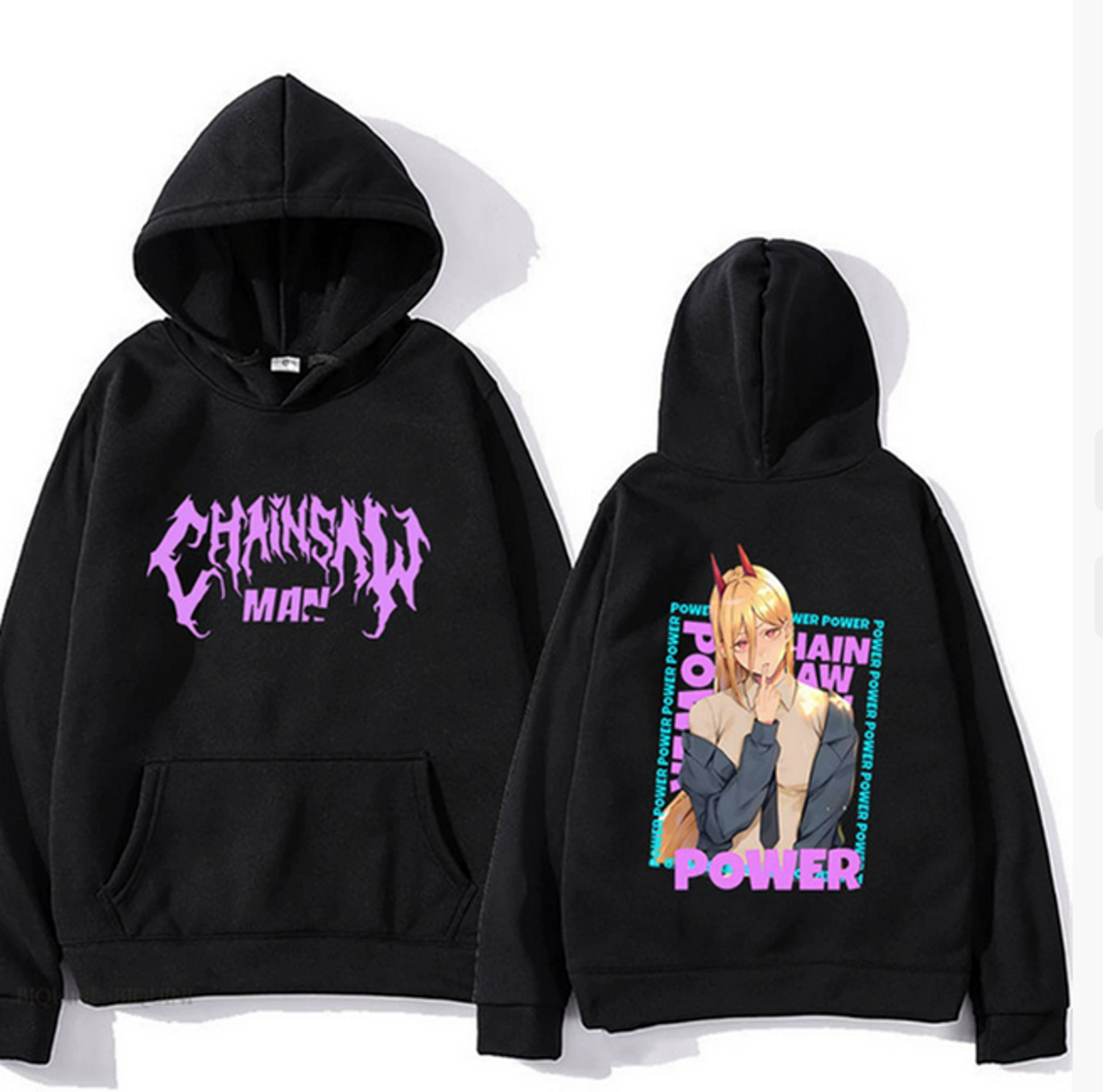 Худи (2XL, маломерит) Человек-бензопила — Пауер