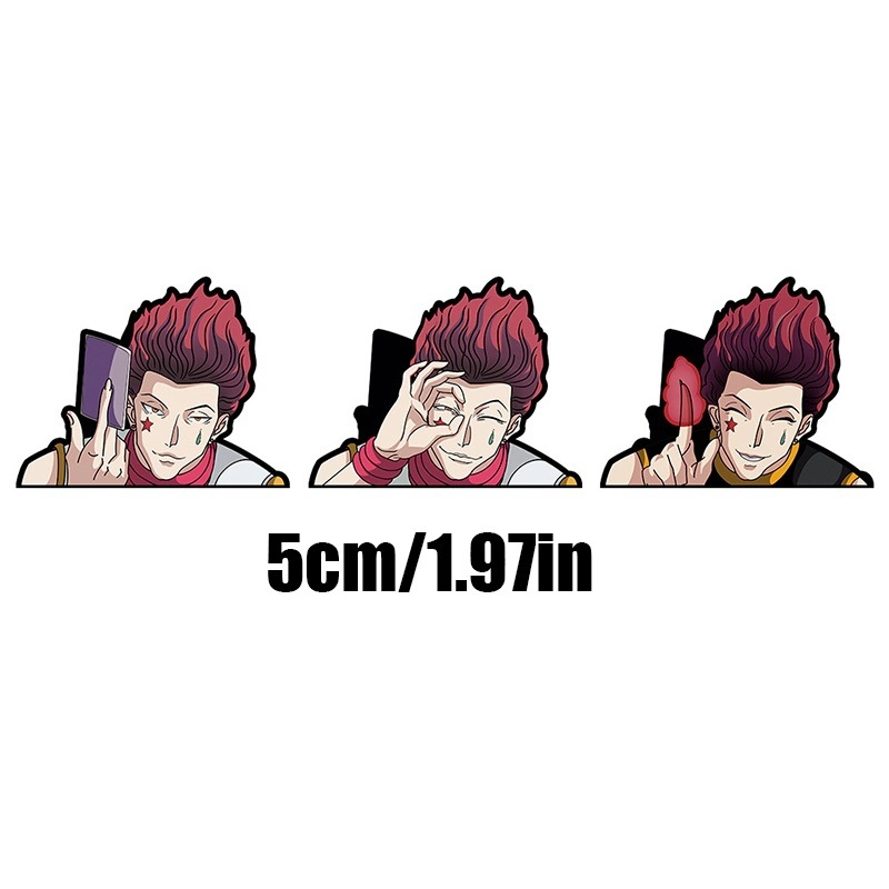 Наклейка голографическая Хисока — Хантер  х Хантер