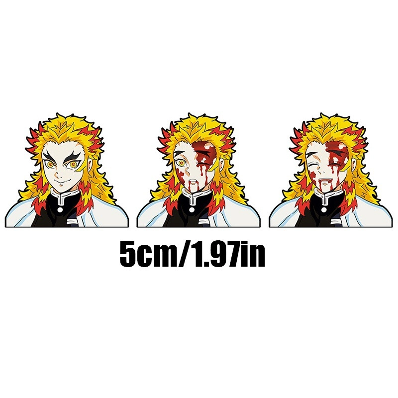 Наклейка голографическая Ренгоку — Клинок рассекающий демонов