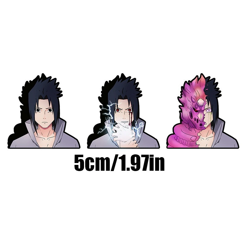 Наклейка голографическая Саске — Наруто