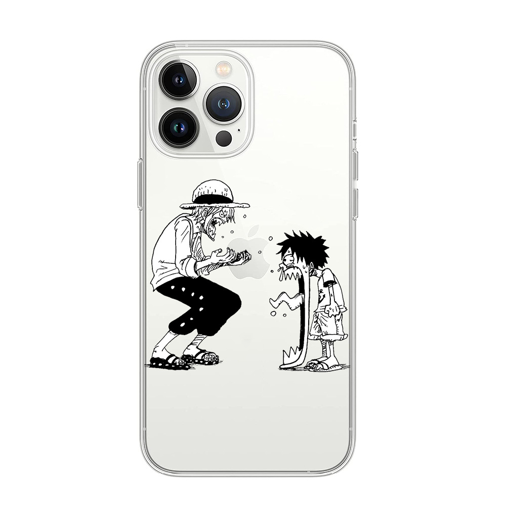Чехол для телефона Ван пис — Луффи и Шанкс Чехол для телефона Ван пис — Луффи и Шанкс