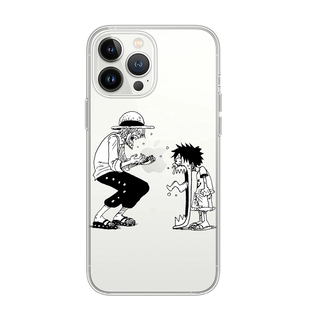 Чехол для телефона Ван пис — Луффи и Шанкс Чехол для телефона Ван пис — Луффи и Шанкс