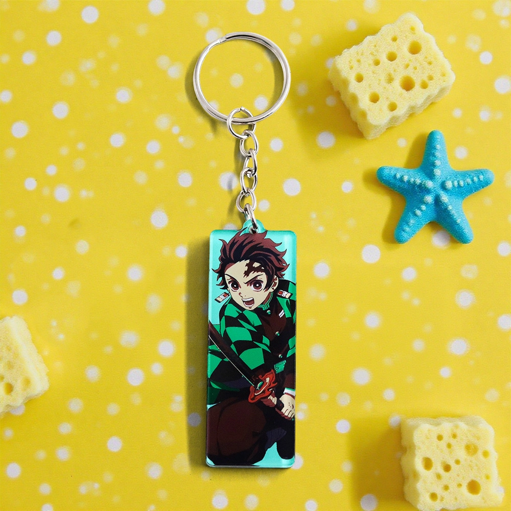 Брелок акриловый Клинок рассекающий демонов — Танджиро