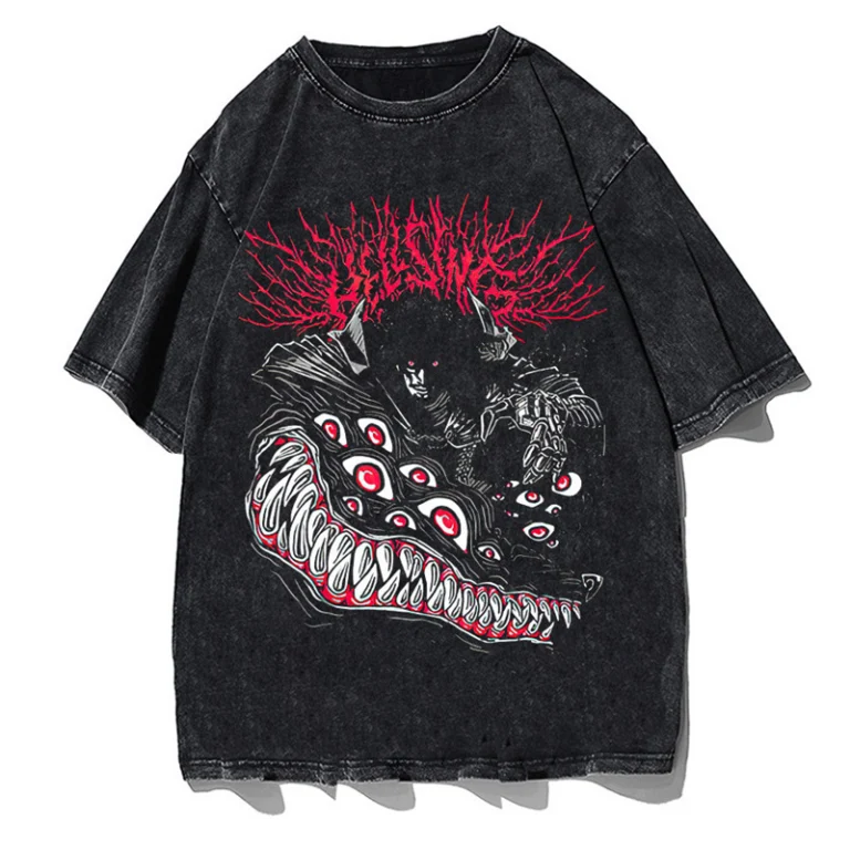 Футболка (2XL, маломерит) Хеллсинг война с нечистью