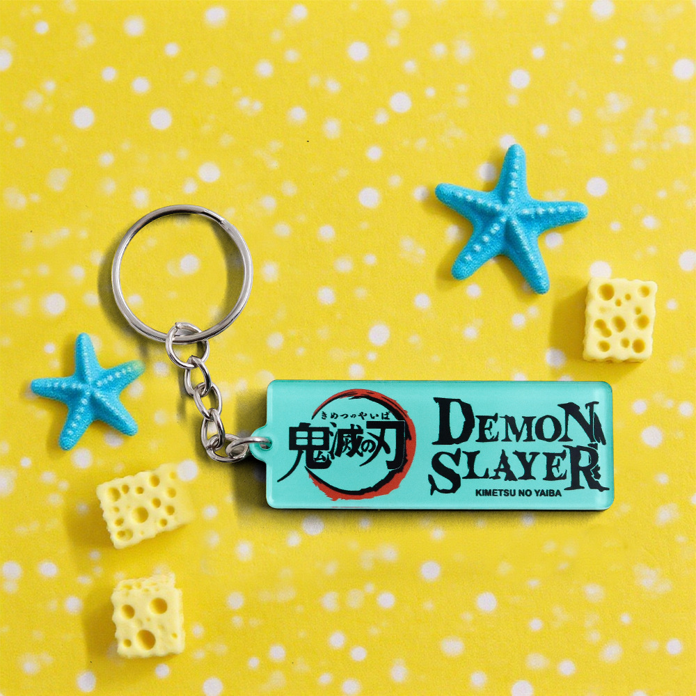 Брелок акриловый Клинок рассекающий демонов — Танджиро