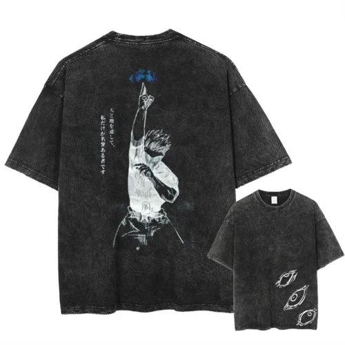 Футболка (XL, XXL маломерит) Магическая битва — Годжо